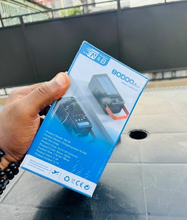 Power Bank Solaire 8000mAh