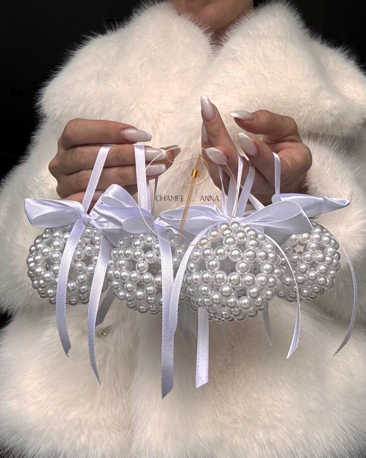 Boules de Noël en perles