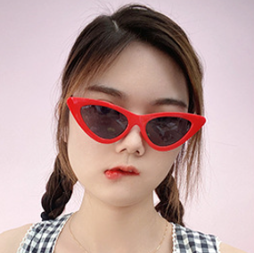 Cat eye sunglasses red