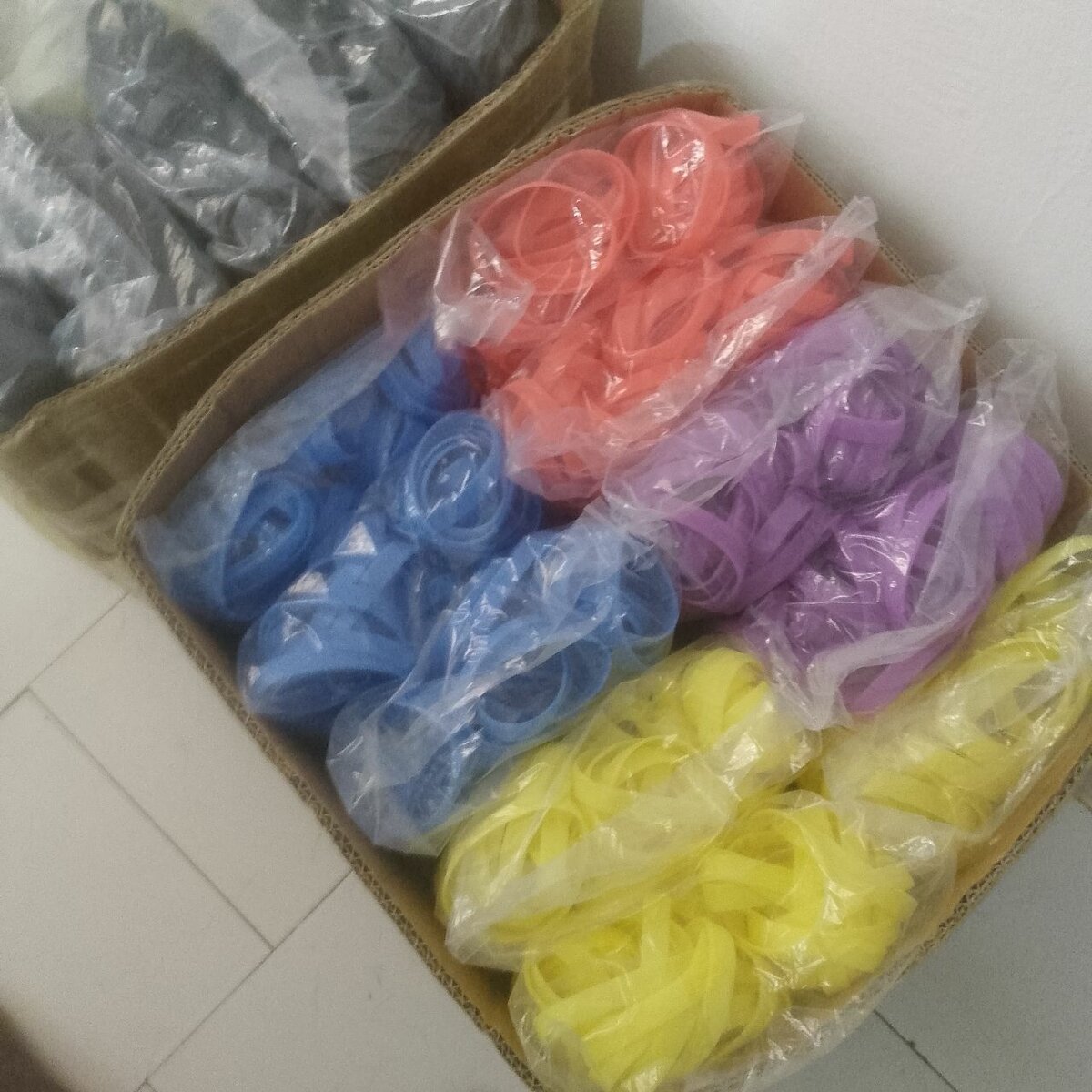 Élastiques en Caoutchouc Multicolores