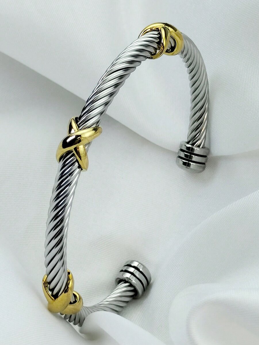 Bracelet élégant torsadé