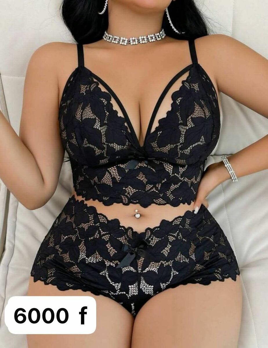 Ensemble lingerie dentelle sexy