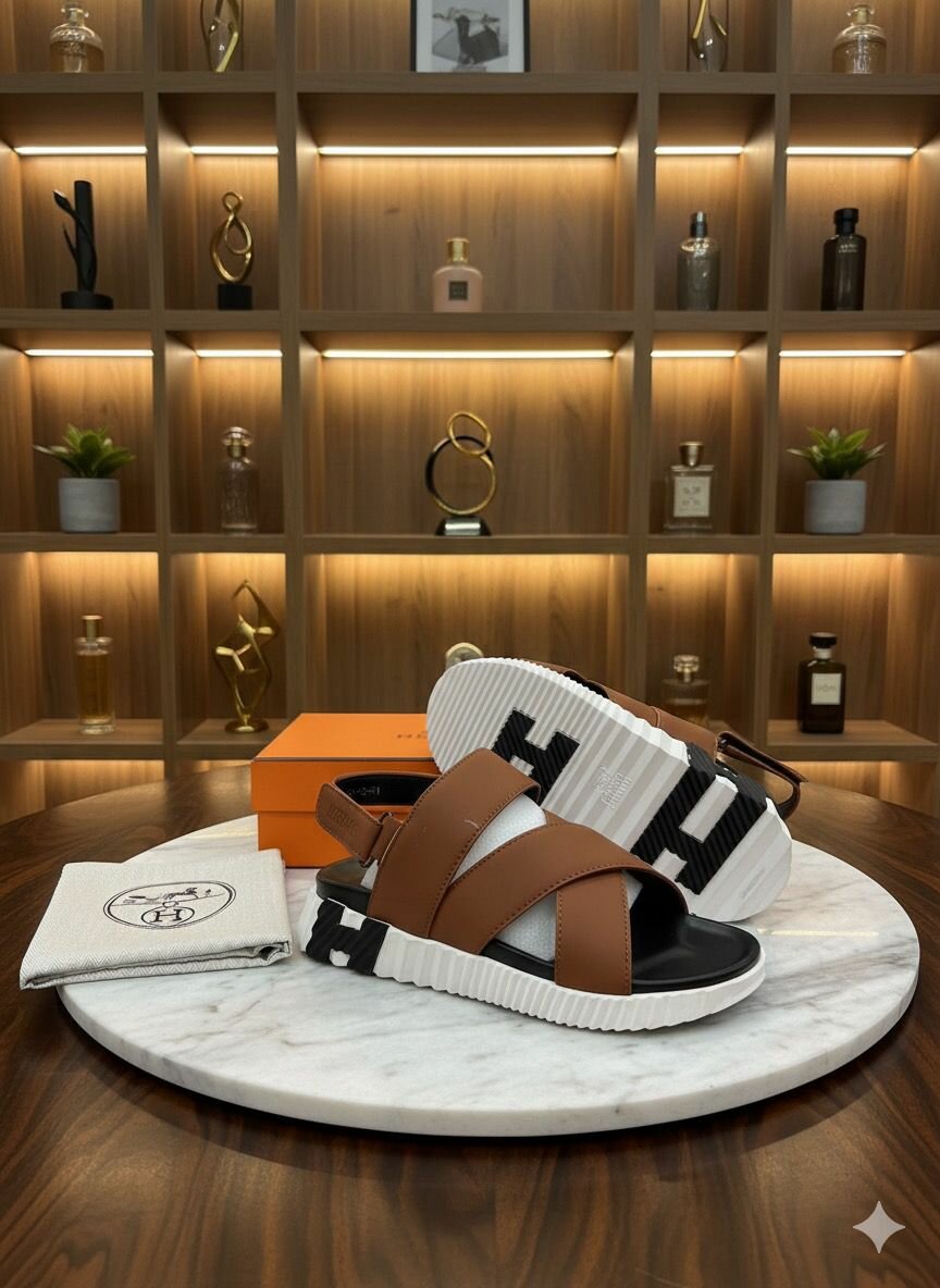 Sandales en cuir élégantes