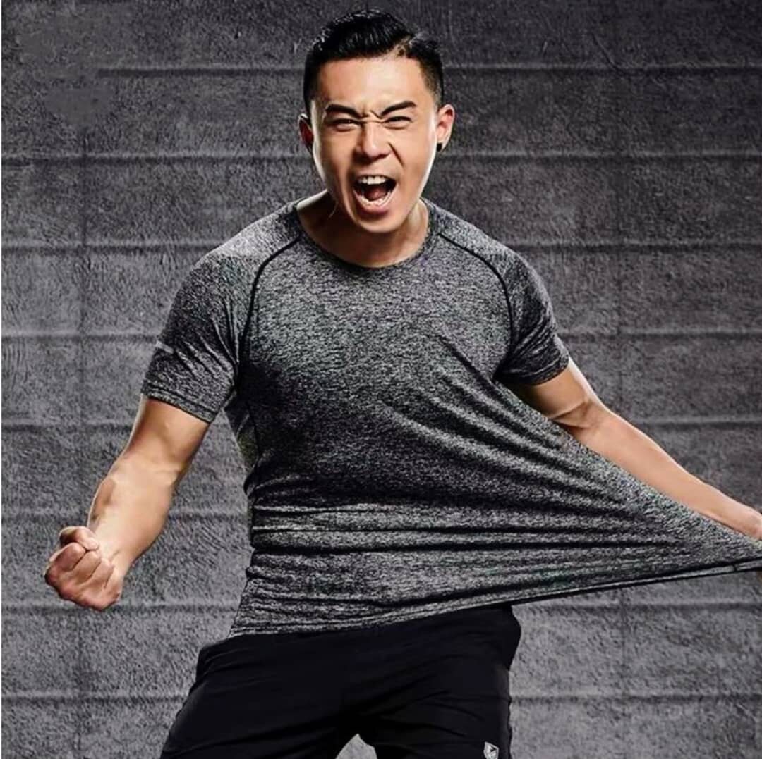 T-shirt de sport homme élastique