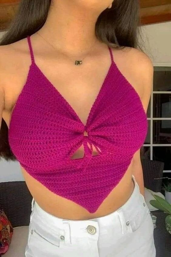 Top au crochet