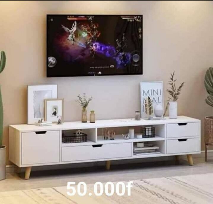 Meuble TV moderne blanc