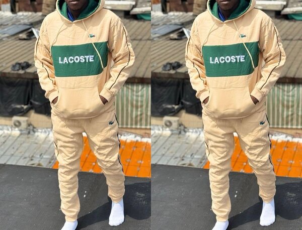 Survêtement Lacoste Beige