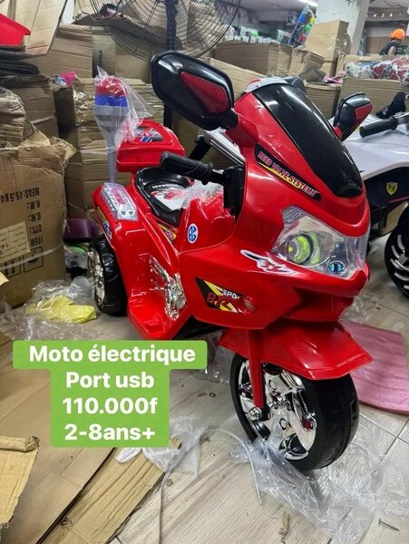 Moto électrique enfants USB