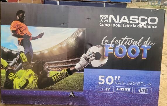 Téléviseur LED NASCO 50'' UHD