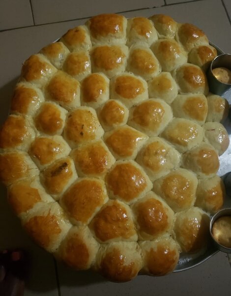 Pain fouré viande hachée