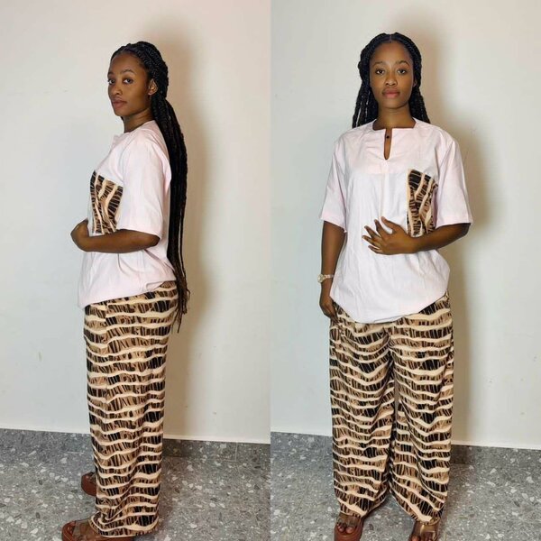 Ensemble Femme en Ankara Stylé