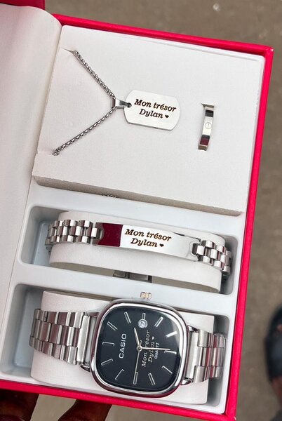 Ensemble Montre et Bijoux Casio