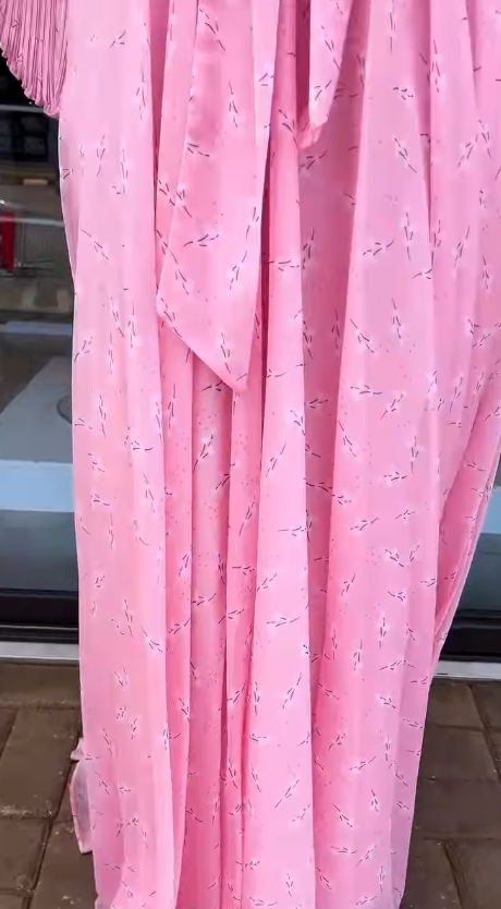Women's Long Pink Dress