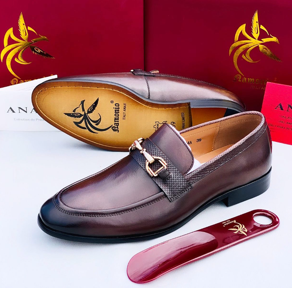 Men’s Classic Horsebit Loafer brown Shoe