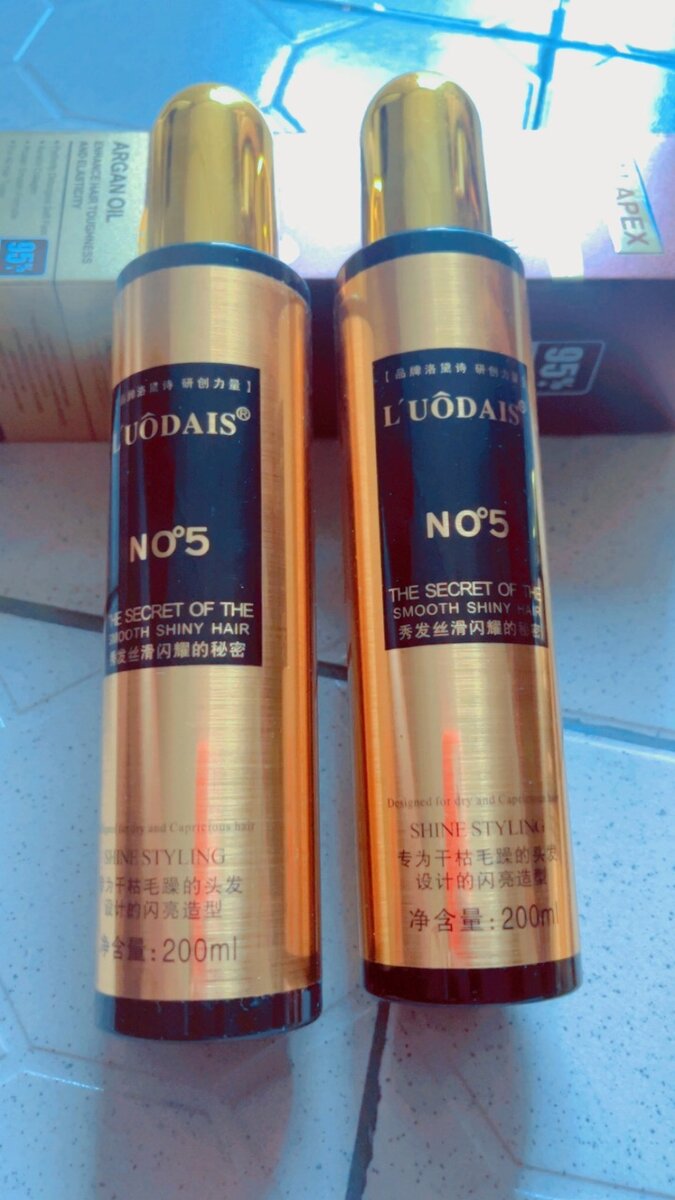 Spray coiffant brillant LUODAIS No5