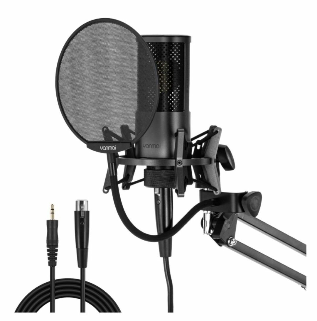 CONDENSER MICROPHONE KIT FOR STUDIO RECORDINGS X2 (L5.7 X W2