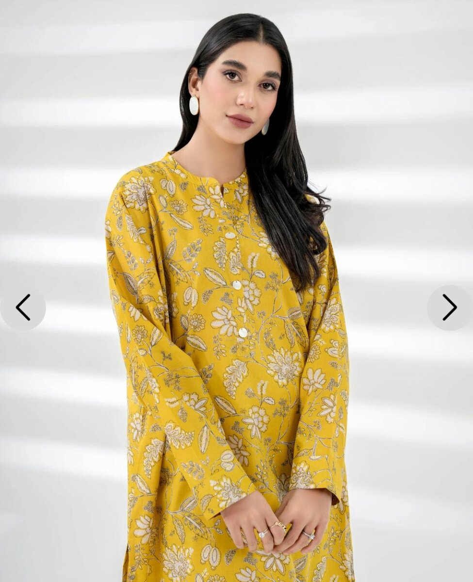 2 Piece Lawn Suit-Printed