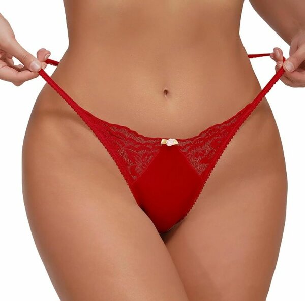 Ensemble lingerie dentelle rouge