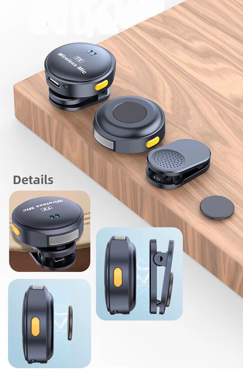 Microphone sans fil compacte