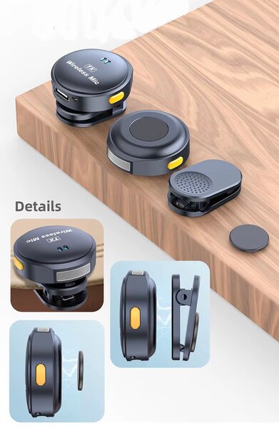 Microphone sans fil compacte