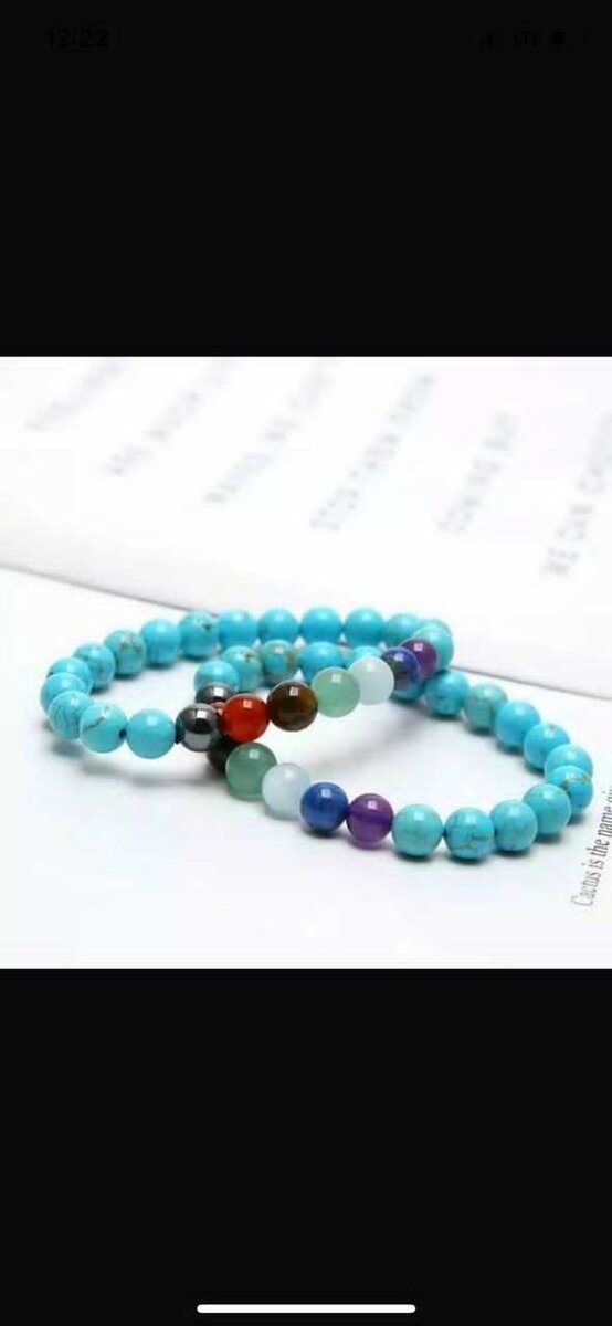 Natural Turquoise Chakra Bracelet