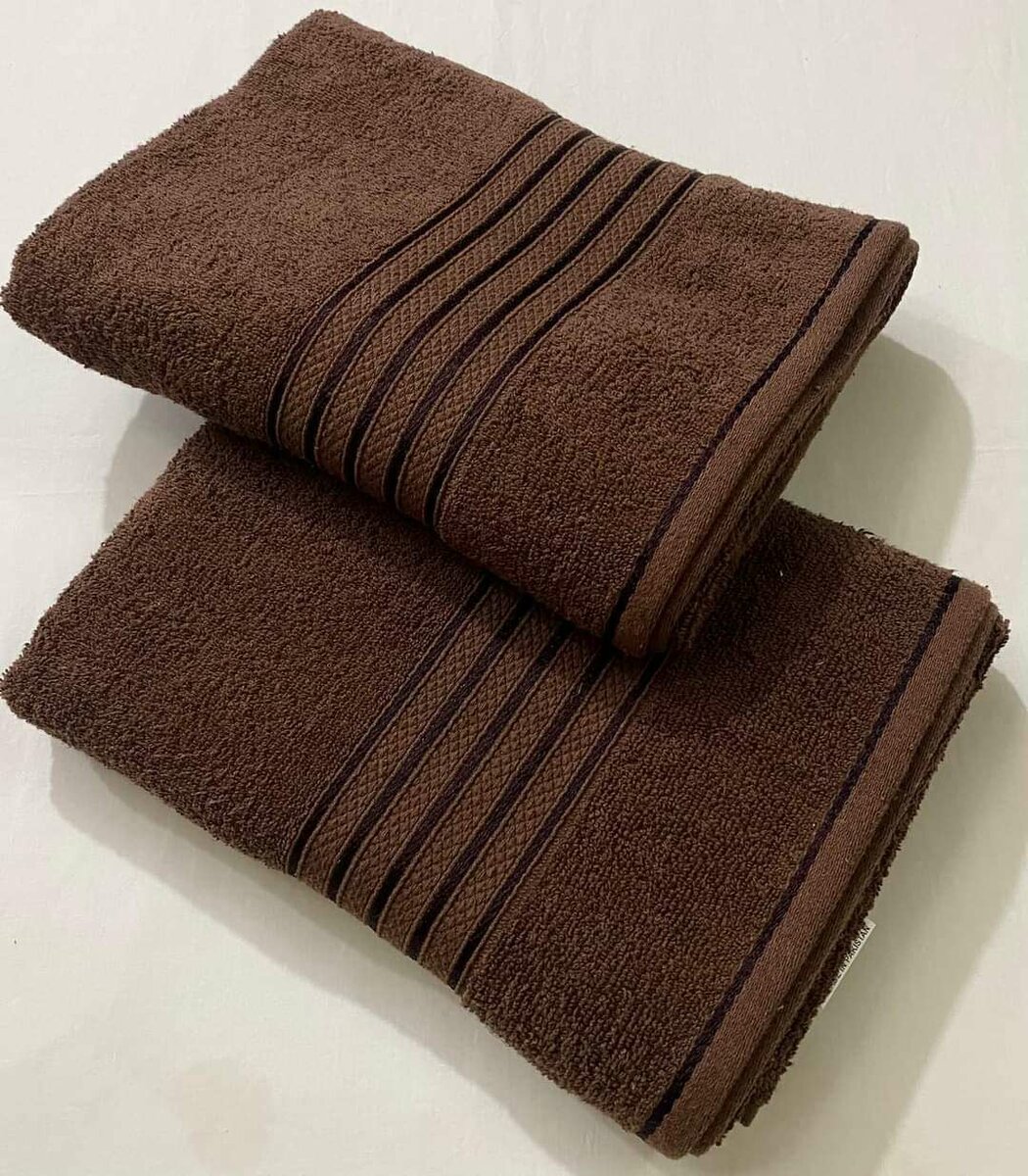 Viscose border pure cotton towel
