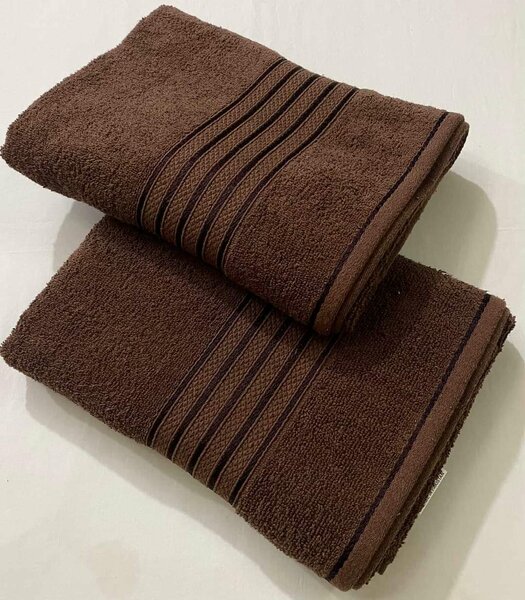 Viscose border pure cotton towel