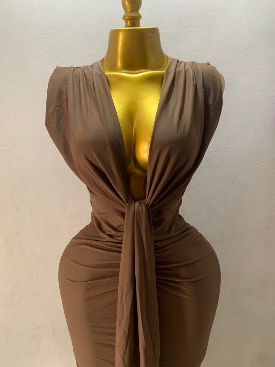 Robe Élégante Sans Manches