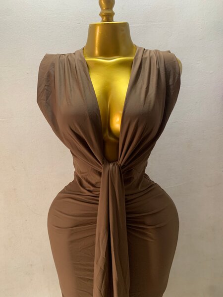 Robe Élégante Sans Manches