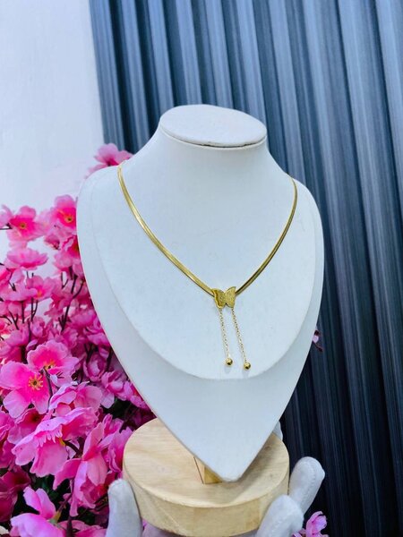 Butterfly Gold Necklace