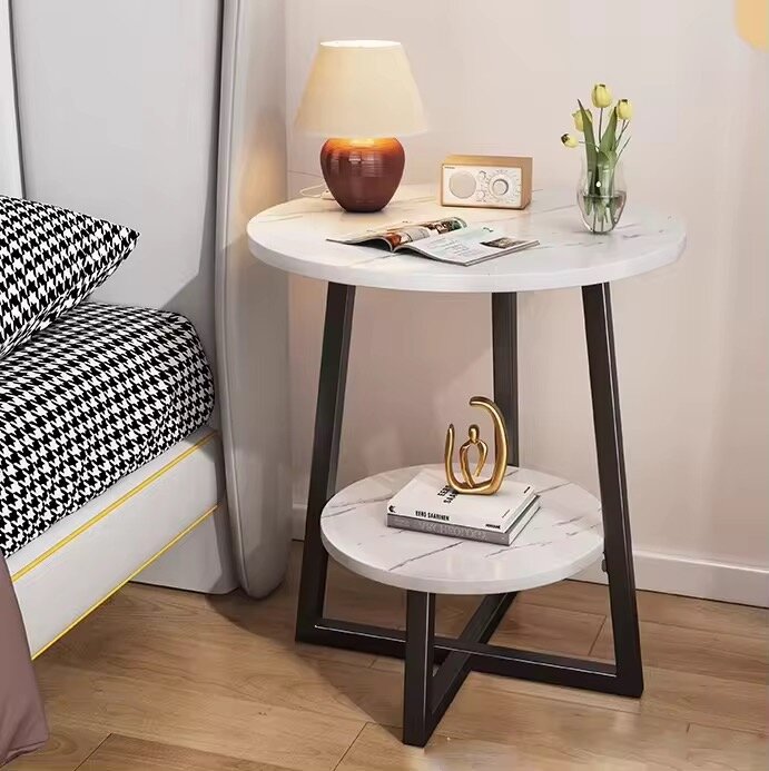 Table basse moderne en marbre