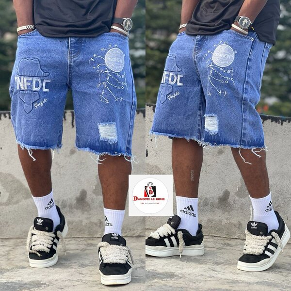 Shorts en jean décontractés homme