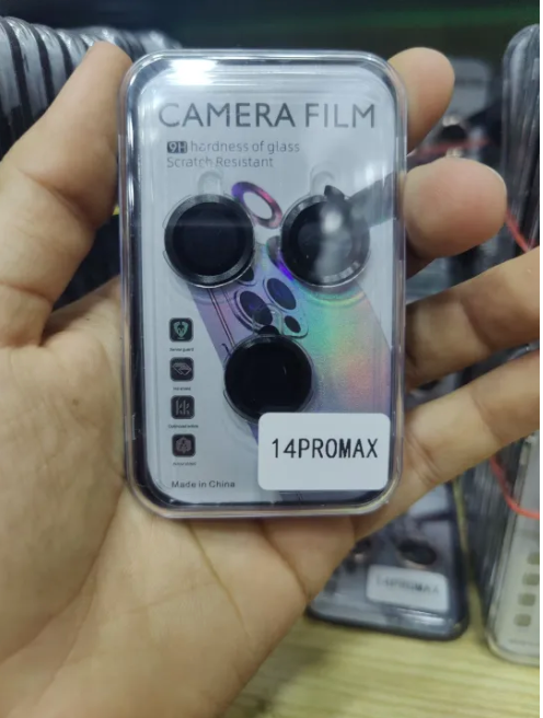 Camera Lens Protector Compatible with iPhone 14 Pro / 14 Pro Max, Premium Tempered Glass Circle Film |