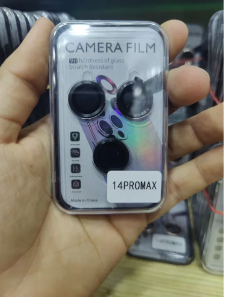 Camera Lens Protector Compatible with iPhone 14 Pro / 14 Pro Max, Premium Tempered Glass Circle Film |