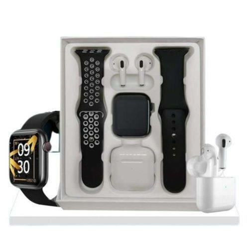Montre intelligente connectée - 2 bracelets + écouteur bluet
