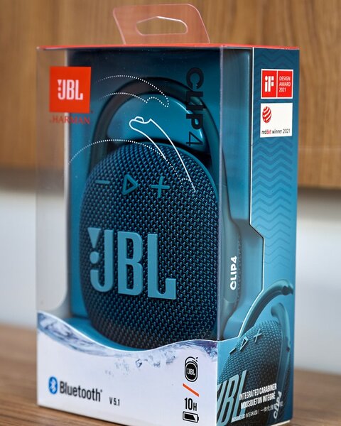JBL Clip 4 Portable Speaker, 5W