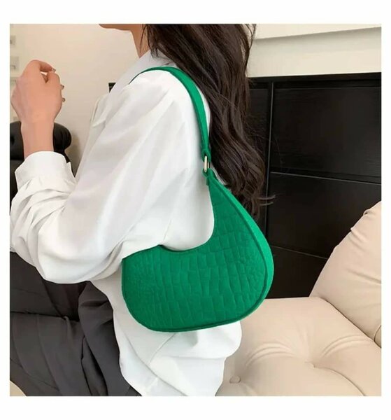 Sac bandoulière vert élégant