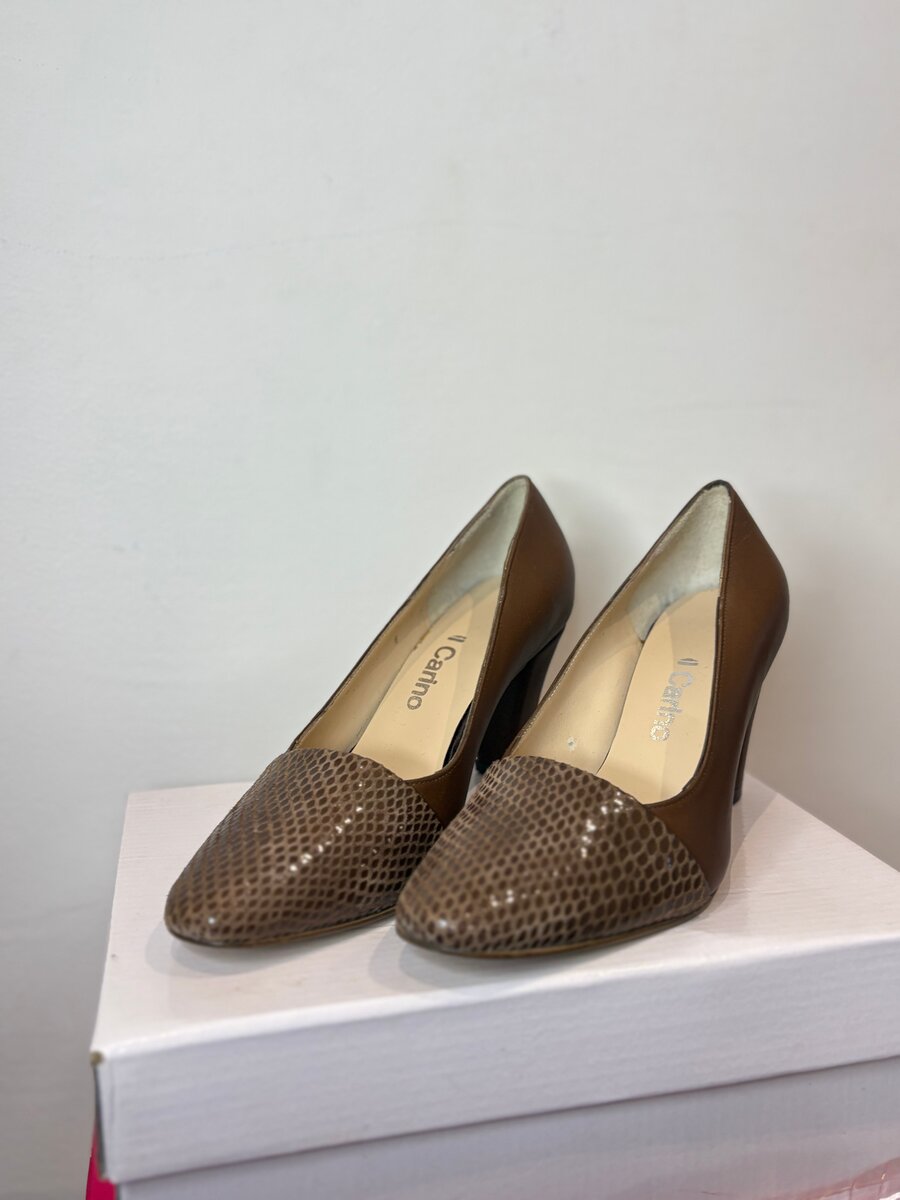 Escarpins marrons élégants