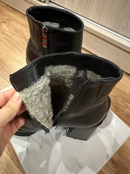 Сапоги с толстой подошвой