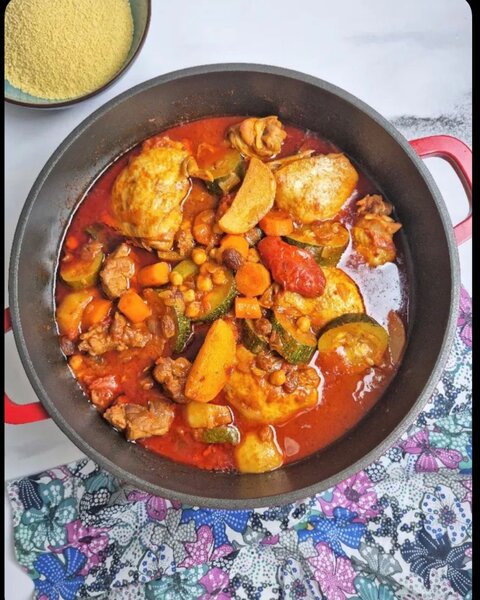 Couscous aux Légumes et Viande