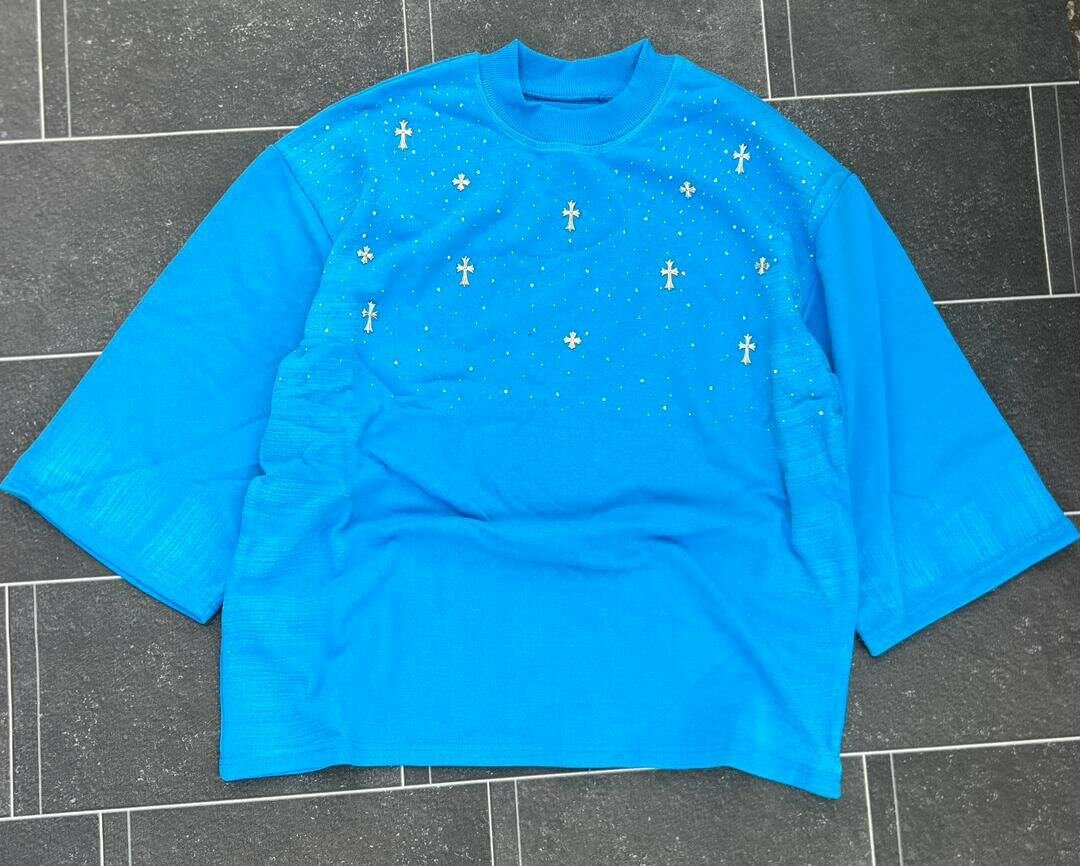T-shirt oversize à strass