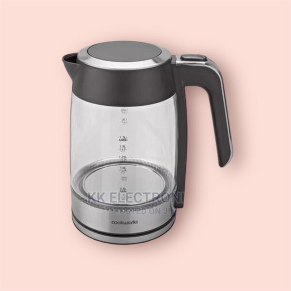 CookWorks Glass and Stainless Steel kettle  Colour: glass.