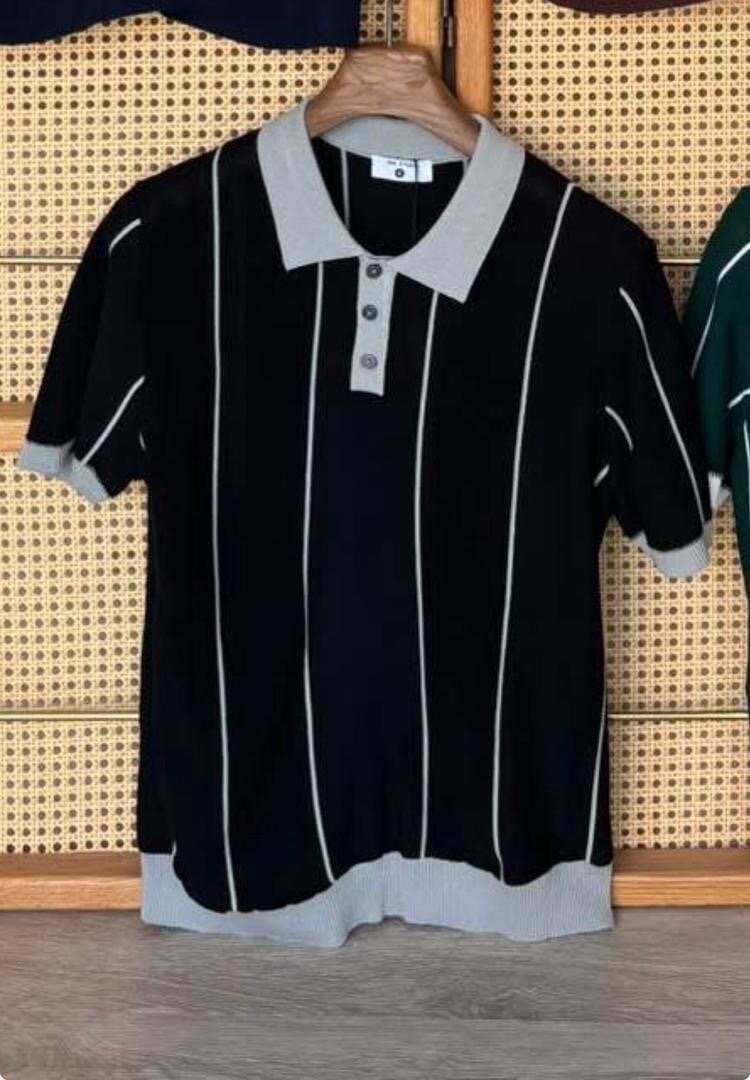 Polo à Rayures Élégant