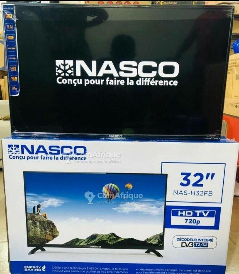 NASCO TV 32 pouces HD 720p