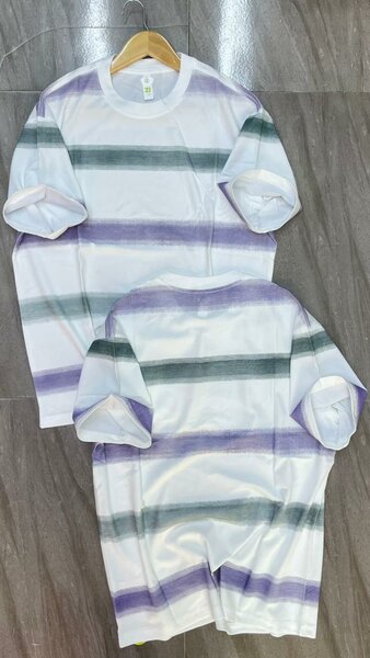 T-shirt rayé manches courtes