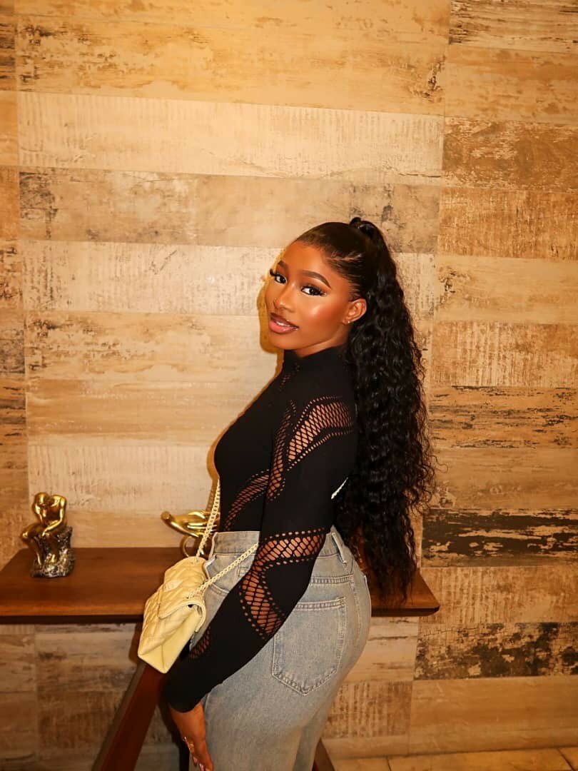 Half-High Collar Sexy Hollow All-in-one Knitted Top