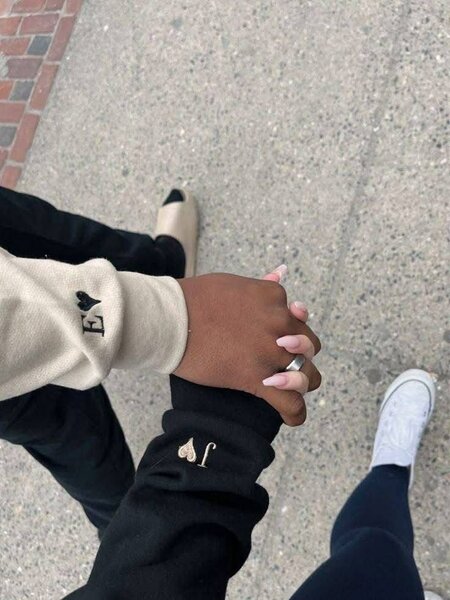 Hoodie "Cœurs en Fusion"  Édition Couple