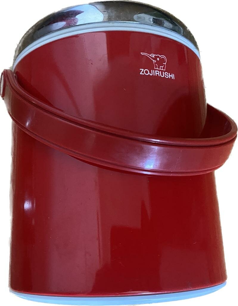 Thermos Zojirushi rouge en acier inoxydable