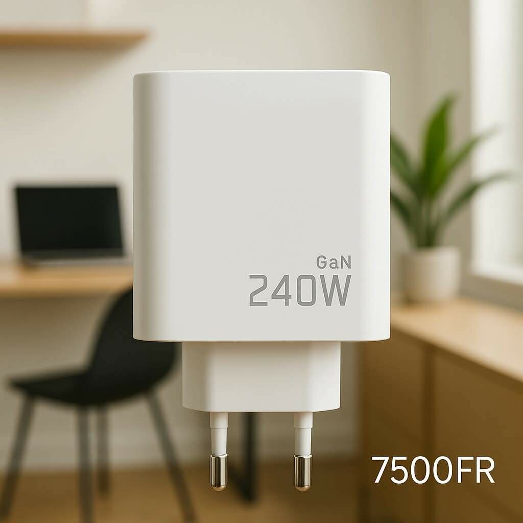 Chargeur rapide USB-C 240W GaN
