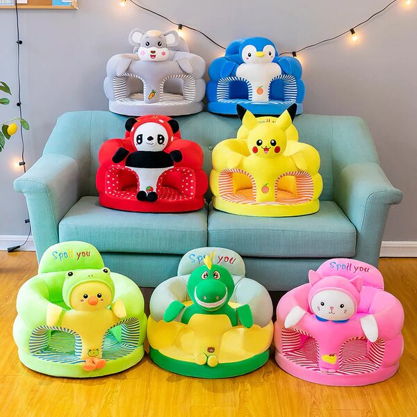 Chaise bébé en peluche mignonne